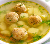 Суп картофельный с фрикадельками из курицы