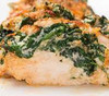 Грудка куриная запеченная со шпинатом и сыром