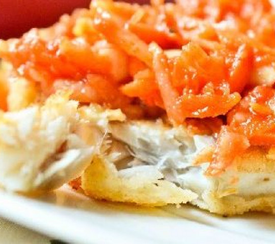 Филе минтая под маринадом
