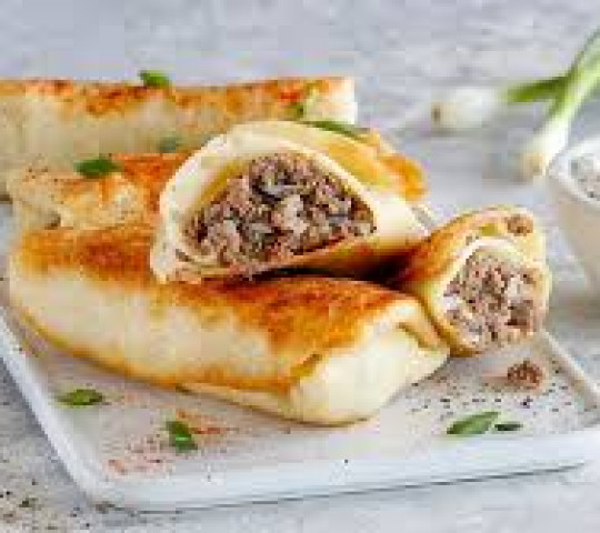Блинчики с мясом 2 шт